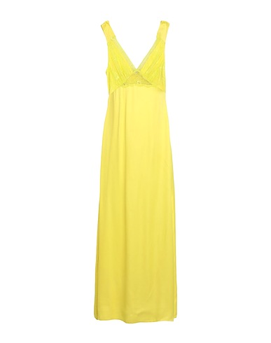 TOPSHOP Long dress Yellow 100% Viscose