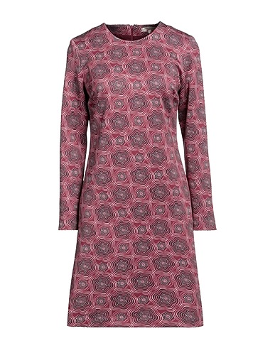 CAMICETTASNOB Short dress Garnet 58% Viscose, 35% Polyester, 7% Elastane