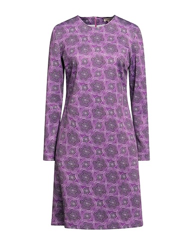 CAMICETTASNOB Short dress Mauve 58% Viscose, 35% Polyester, 7% Elastane