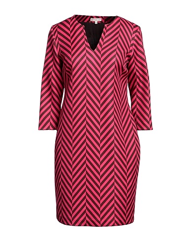 CAMICETTASNOB Robe courte Fuchsia 45% Viscose, 37% Polyester, 18% Nylon