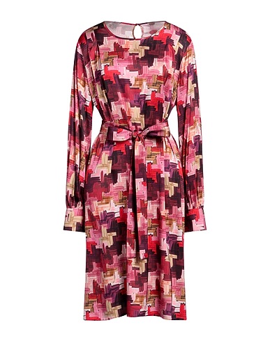 CAMICETTASNOB Midi dress Garnet 97% Viscose, 3% Elastane