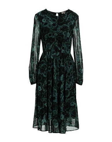 CAMICETTASNOB Midi dress Dark green 94% Polyamide, 6% Elastane, Viscose