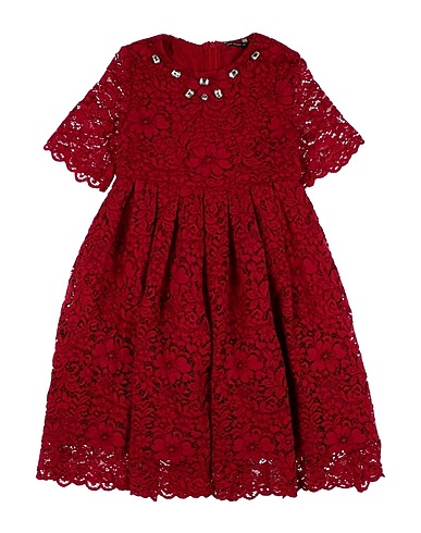 GUESS Dress Brick red 46% Viscose, 39% Cotton, 15% Polyamide
