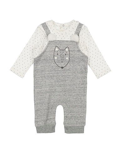 LOSAN Baby jumpsuit  Grey 85% Cotton, 15% Elastane