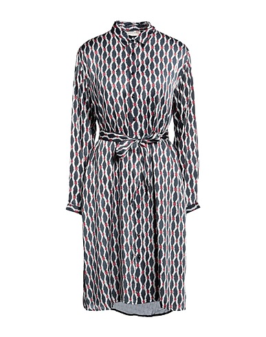 MAISON HOTEL Midi dress Light grey 100% Viscose