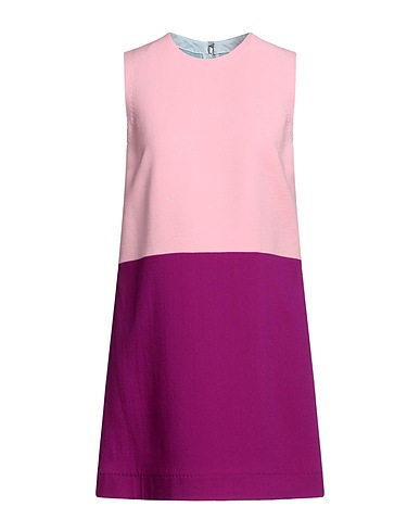 DOLCE&GABBANA Short dress Pink 92% Virgin Wool, 6% Polyamide, 2% Elastane