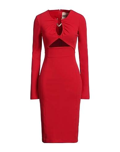 ANIYE BY Midi dress Red 95% Polyester, 5% Elastane