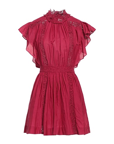 MARANT ÉTOILE Vestito corto Porpora 67% Cotone, 33% Viscosa