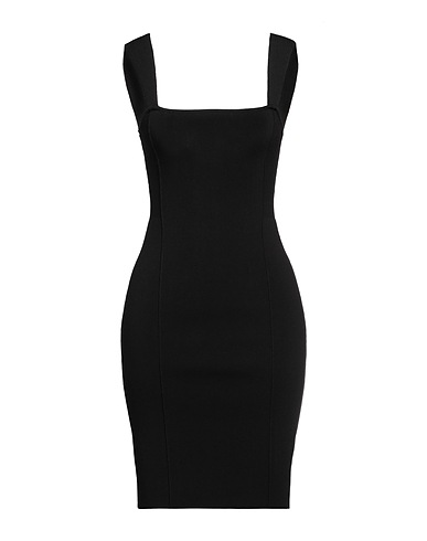 JOHN RICHMOND Short dress Black 75% Viscose, 25% Nylon