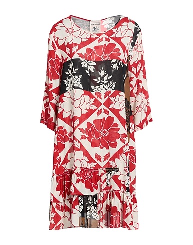 SEMICOUTURE Kurzes Kleid Rot 100% Viskose