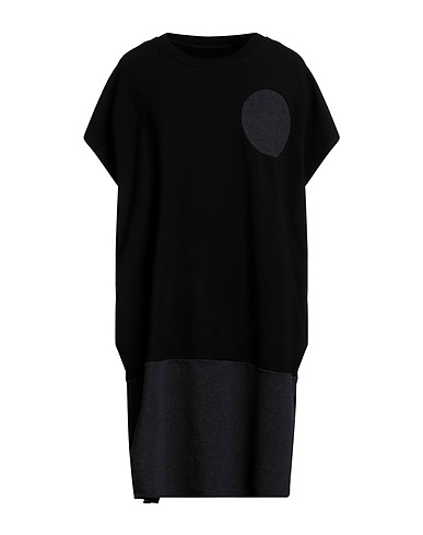 MM6 MAISON MARGIELA Short dress Black 47% Cotton, 47% Modal, 6% Elastane, Polyester