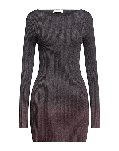 SSHEENA Vestito corto Viola scuro 75% Viscosa, 25% Poliestere