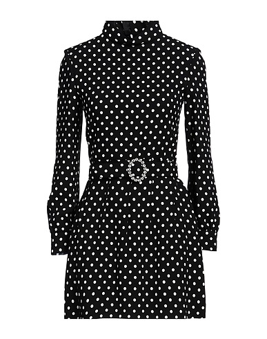 SAINT LAURENT Short dress Black 100% Viscose, Silk