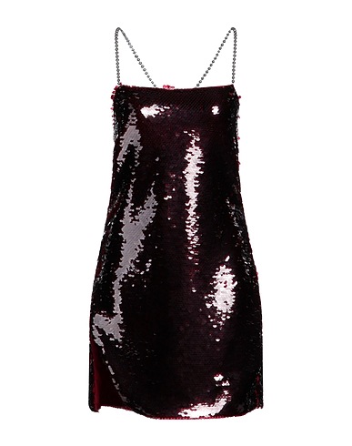 THE ATTICO Sequin dress Burgundy 100% Polyester