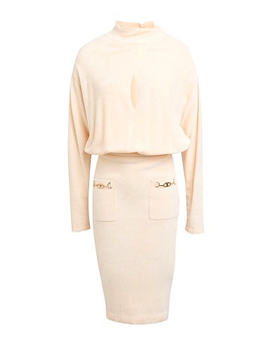 ELISABETTA FRANCHI Tubino Panna 66% Viscosa, 29% Poliestere, 5% Elastan