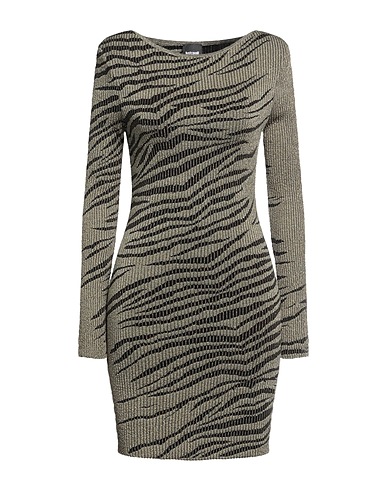 JUST CAVALLI Sheath dress Military green 72% Viscose, 28% Polyester