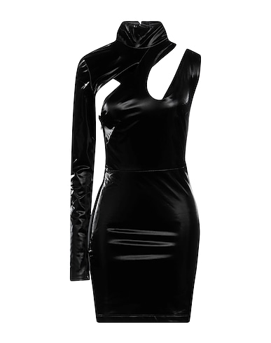 ROTATE BIRGER CHRISTENSEN Sheath dress Black 95% Polyester, 5% Elastane