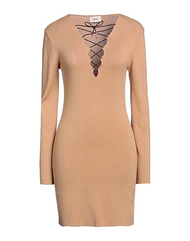 AKEP Sheath dress Camel 85% Viscose, 15% Polyester