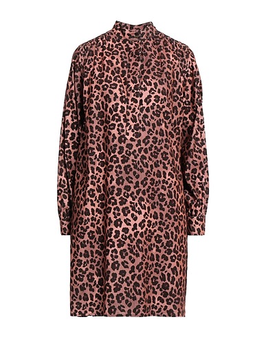 OTTOD'AME Vestito chemisier Rosa antico 100% Cotone