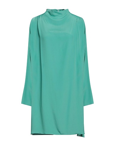 OTTOD'AME Kurzes Kleid Smaragdgrün 70% Acetat, 30% Seide