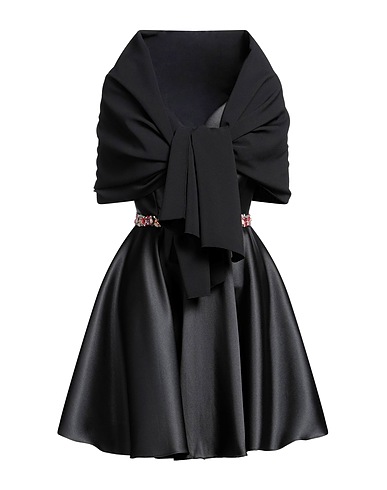JM COUTURE Short dress Black 100% Polyester