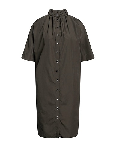MONOGRAPHIE Short dress Dark green 100% Cotton