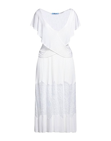 BLUMARINE Vestito da ufficio Off white 80% Viscosa, 20% Poliammide