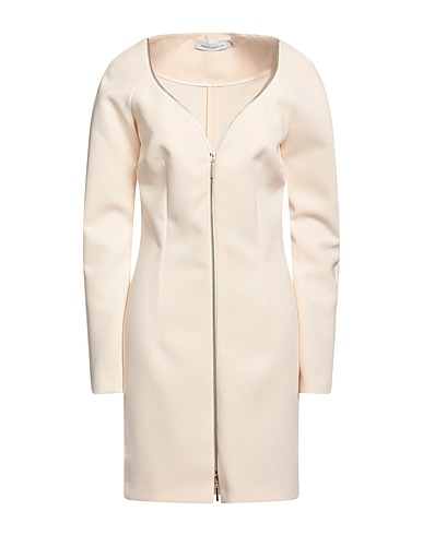 SIMONA CORSELLINI Vestito corto Avorio 95% Poliestere, 5% Elastan