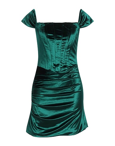 JIJIL Sheath dress Emerald green 95% Polyester, 5% Elastane