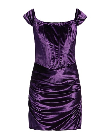 JIJIL Sheath dress Purple 95% Polyester, 5% Elastane