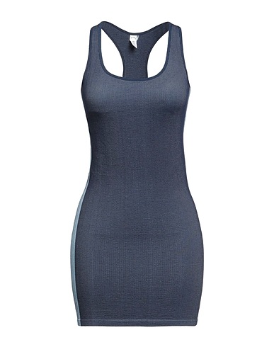 THE UPSIDE Vestito corto Blu navy 46% Cotone, 28% Poliestere, 20% Poliammide, 6% Elastan