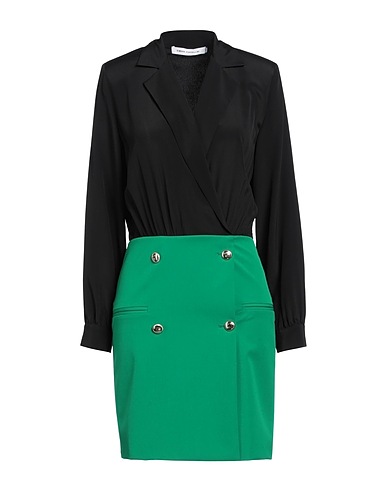 SIMONA CORSELLINI Short dress 83% Acetate, 17% Silk, Polyester, Viscose, Elastane