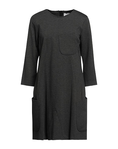 MEIMEIJ Short dress Charcoal 68% Viscose, 27% Polyamide, 5% Elastane