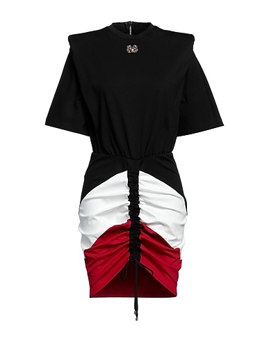 MARCO BOLOGNA Short dress Black 64% Viscose, 31% Polyamide, 5% Elastane
