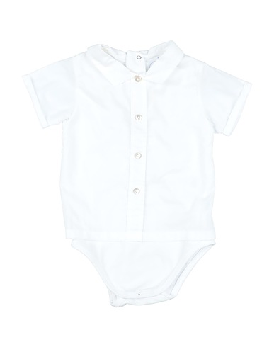 LARANJINHA Baby bodysuit White 97% Cotton, 3% Elastane