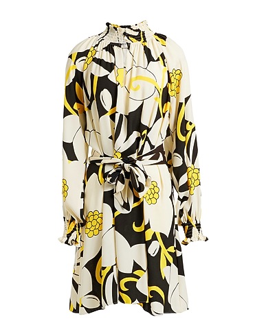 MEIMEIJ Midi dress Yellow 100% Polyester
