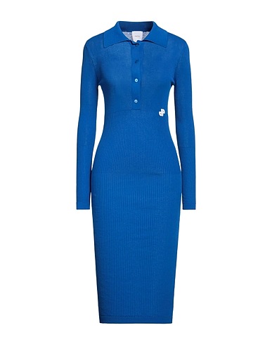 PATOU Vestito midi Blu 100% Cotone