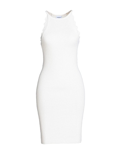 VERO MODA Sheath dress Ivory 60% Recycled polyester, 25% Acrylic, 15% Polyester
