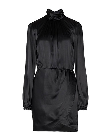 COSTUME NATIONAL Short dress Black 75% Acetate, 25% Silk