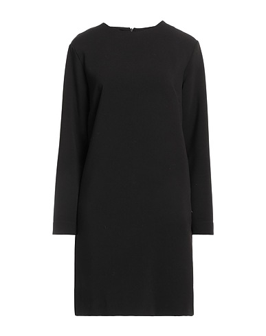 OTTOD'AME Office dress Black 63% Polyester, 32% Viscose, 5% Elastane