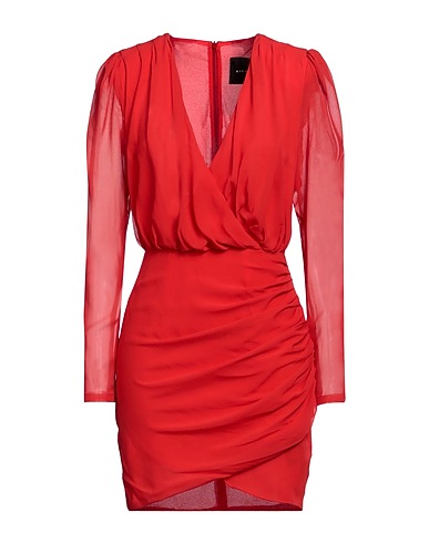 JOHN RICHMOND Short dress Red 100% Silk