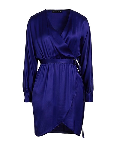 ICONA by KAOS Short dress Dark purple 100% Viscose