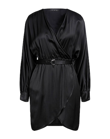 ICONA by KAOS Short dress Black 100% Viscose