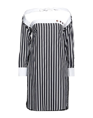 MONOGRAPHIE Short dress Charcoal 100% Cotton
