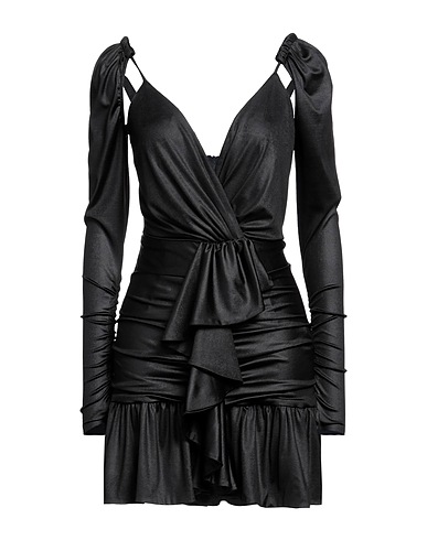 MARCO BOLOGNA Short dress Black 92% Polyester, 8% Elastane