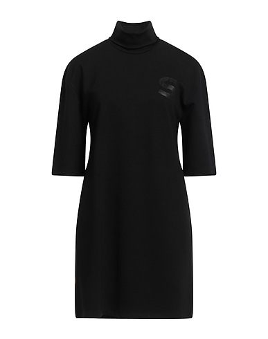 SUNS BOARDS Short dress Black 70% Viscose, 24% Polyamide, 6% Elastane