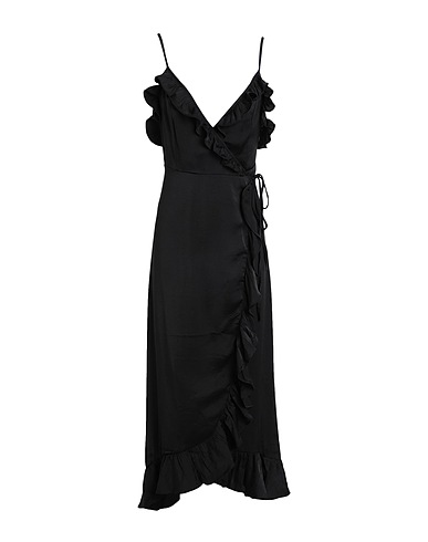EDITED Midi dress Benice Dress Black 50% Polyester, 50% EcoVero™ viscose