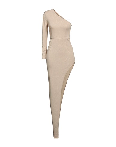 ACTUALEE Long dress Gold 96% Polyester, 4% Elastane