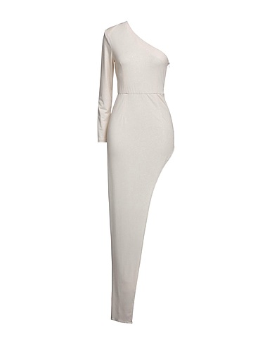 ACTUALEE Vestito lungo Panna 96% Poliestere, 4% Elastan