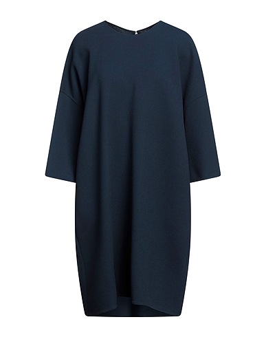 GIANLUCA CAPANNOLO Short dress Midnight blue 100% Wool